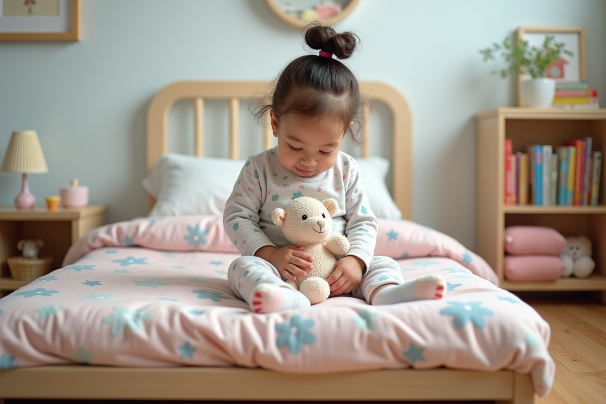 Transition du lit bébé au lit au sol : le moment idéal